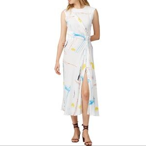 Cedric Charlier  Fantasy print midi dress
